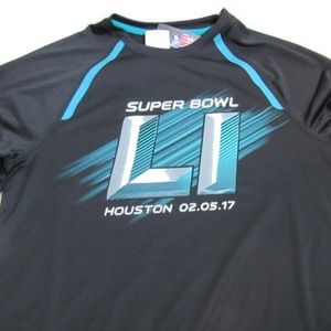 Majestic Super Bowl LI 51 Logo Dri-Fit T-Shirt